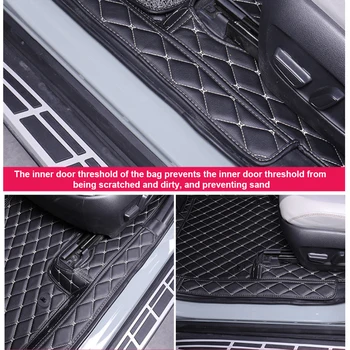 Car Styling Vlastní Nohy Podložka Pro Great Wall Haval F7 F7X 2019-Současnost LHD Kůže Podlahu Chránit Nepromokavou Pad, Auto Příslušenství