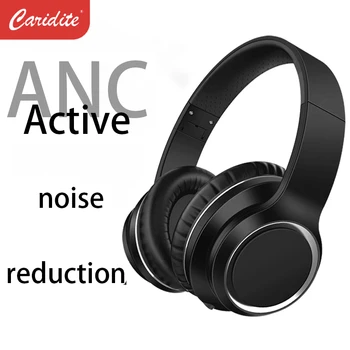 Caridite ANC pravda, bezdrátový headset, sluchátka Active Noise Cancellation BT5.0 práce obor klidný spánek over-ear headset N5