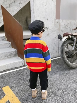 Chlapci svetr Svetr Děti Korean Dámské dětské Oblečení Dítě 2020 Nové Jaře a na Podzim Kluci Západní Styl Svetr