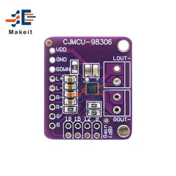 CJMCU-98306 MAX98306 Senzor, Stereo Class D Zesilovač AB Typ Audio 3.7 W Zesilovač Breakout Board Modul