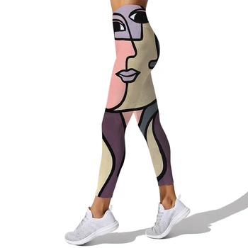 CLOOCL Ženy Legíny Módní 3D Digitální Tisk Barevné Abstraktní Umění Sexy Elastické Legíny Harajuku Ženy Hubená Leginy