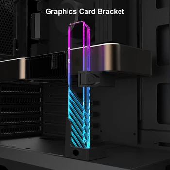 Cooler Master ARGB Graphics Card Support Ortéza Vertikální Nastavitelná Grafická Karta GPU Držák pro Desktop PC Počítač