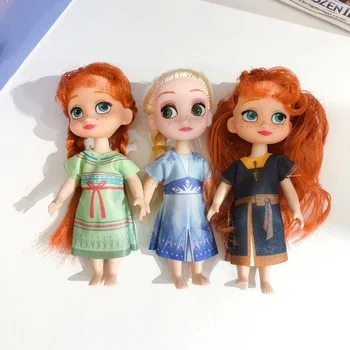 Disney zboží prodávat jako horké koláče Zmrazené Princezna Panenka Dárek box set Elsa malá princezna Panenka Dívka, Hrát Dům Hraček