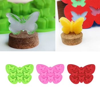 DIY Handmade Mýdla Dodává Vynikající Butterfly Tvar Silikonové Fondant Formy Dort Zdobení Nástroje Rodinné Pečení
