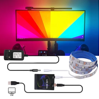 DIY Okolní TV PC Sen Obrazovky USB LED Strip HDTV Monitoru Počítače Podsvícení Adresovatelné WS2812B LED Strip Světlo 1m 2m 3m 4m 5m