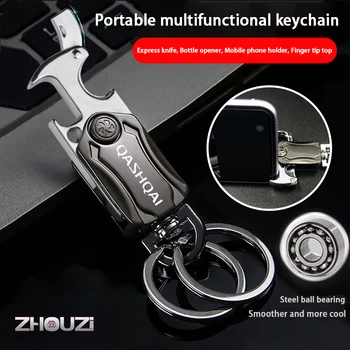 DIY Univerzální Auto Keychain klíčenka Key Ring, Pivo, Otvírák Vrtět Spinner Pro Nissan Qashqai J10 J11 Auto Příslušenství