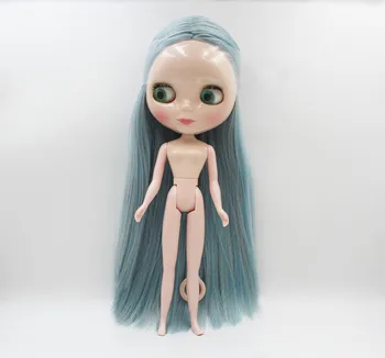 Doprava zdarma barevné RBL-900J DIY Nude Blyth panenka dárek pro dívku 4color velké oči panenka s krásnými Vlasy roztomilé hračky