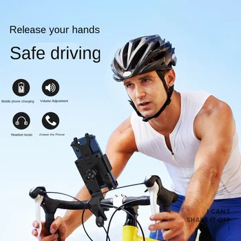Držák telefonu Mount Motocykl Kolo, Horské Kolo Řídítek Auto Lock Univerzální Mobilní Telefon Držák pro iPhone Samsung Huawei