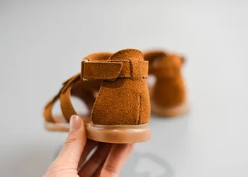 Dětské boty 2020 letní dětské dívky sandály krátké kotníkové sandály dívky střapec boty děti vysoký podpatek sandály