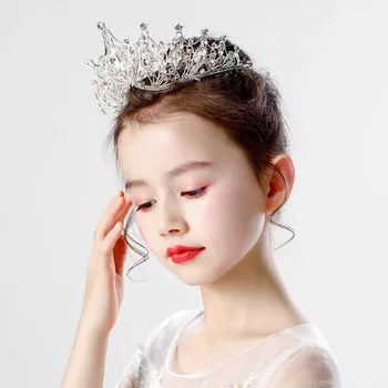Dětské koruna diadém princezna dívky koruny crystal dívka narozeniny molo vlasy příslušenství