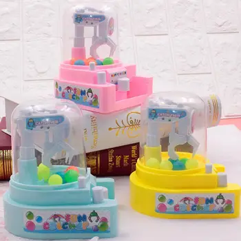 Dětské Mini Malý Míč Catcher Puzzle Domeček Candy Desktop Jeřáb Chytit Hračky Stroj Interaktivní Klip Domě Manuální Ma J7O3
