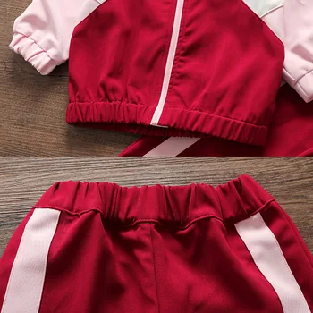 Dětský oblek 2021 new baby girl oblečení chlapci jaře a na podzim oblečení sportovní soupravy dlouhý rukáv
