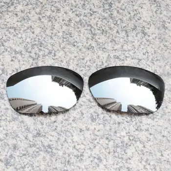 E. O. S Polarizační Vylepšené Náhradní Objektivy pro Oakley sluneční Brýle Pit Bull - Silver Chrome Polarizované Zrcadlo