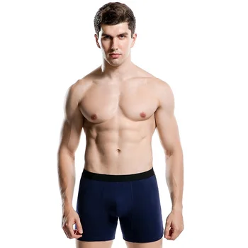 Evropa Velikost spodní Prádlo Muži Dlouhé styl Pánské Boxerky Krátké 95% Bavlna Edition Značky Boxer 2021 Nové Prodyšné Kalhotky Bi
