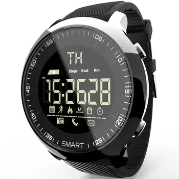 EX18 Chytré Hodinky Vodotěsné Světelný Krokoměr Telefon Zprávu Venkovní Muži Smartwatches