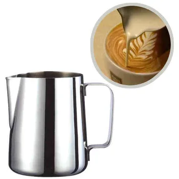 Fantastická Kuchyně Z Nerezové Oceli Pěnění Mléka Džbán Espresso Káva Džbán Řemeslo Barista Kávu Latte Mléko Pěnění Džbán Džbán