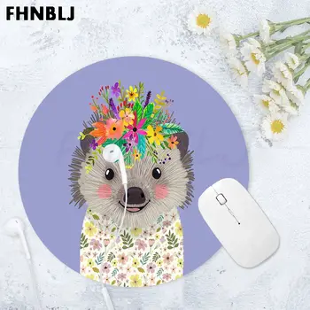 FHNBLJ na sobě květ ježek, pes, kočka, tygr Gamer Rychlost Myši Maloobchodní Malé Gumové Podložka pod myš herní Podložka pod myš Koberec Pro PC Laptop