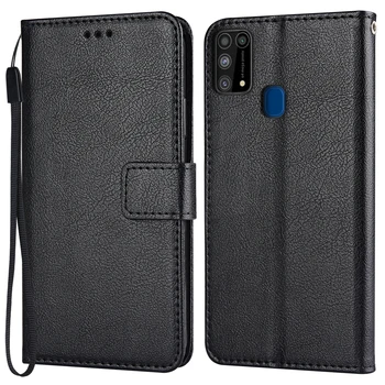 Flip Peněženka Magnetické Kožené Pouzdro pro Samsung Galaxy M31 SM-M315F 6.4
