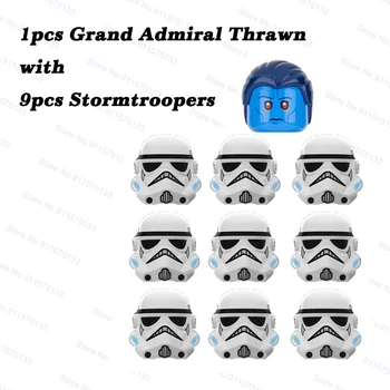 Grand Admiral Thrawn s Clone Smrt Vojáků Sestavit Stavební Bloky, Cihly Star Wars Akční Obrázek Hračky, Děti, Děti Dárek