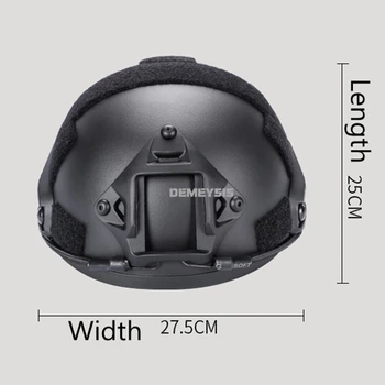 Half-krytá Taktické Helma, Armáda, Airsoft, Střelecké Ochranné Přilby Nastavitelný Military Paintball Bojové Sporty Helmu