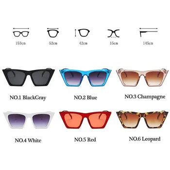 HKNA Módní Cat Eye sluneční Brýle, Ženy 2021 Gradient Vintage Brýle Ženy/Muži Retro Cat Eye sluneční Brýle Gafas De Sol Mujer UV400