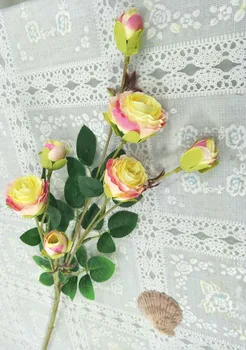 Hot 70cm Svatební Svatební Kytice Simulace Růže, Narozeniny, Party Dekorace Pokoje Falešné Umělé Květiny Řemeslné Ozdoby