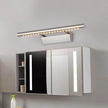 Hot Prodej LED Nástěnné Světlo, Zrcadlo v Koupelně Teplá Bílá /bílá Washroon Nástěnné Svítidlo Svítidla Hliník Boby z Nerezové Oceli