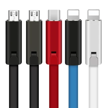 Hot Prodej Opravitelné USB Kabel Obnovitelných zdrojů Dat Sync & Fast Charger Propíchnutí Kabel
