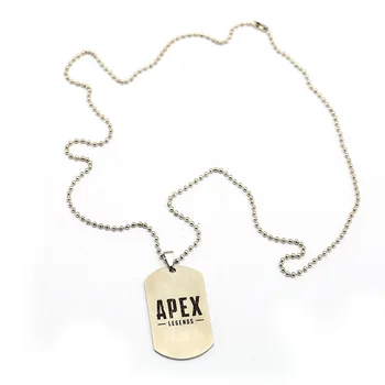 Hra APEX Apex LEGEND klíčenka z Nerezové Oceli Kovový Přívěsek Náhrdelník Korálky Řetěz Náhrdelník Přívěsek Šperky pro Pánské