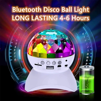 Hvězdnou Oblohu Projektor Projekce Bezdrátový Bluetooth Reproduktor Fázi Světla LED Disco Koule Světla USB Nabíjecí Hudební Projektor