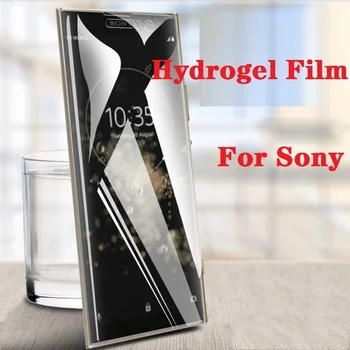 Hydrogel Film Případ Pro Sony Xperia X XC XZ a XZ1 XZ2 Kompaktní L1 L2 L4 Screen Protector Pro Sony X Kompaktní XZ1 XZ2 Premium HD Soft