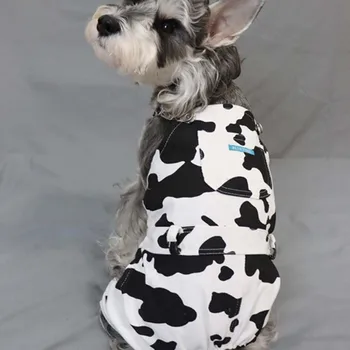 Jaro a léto nové zvířátko kráva milovníky oblečení Teddy Bišonek podvazky šle sukně na podzim oblečení, domácí kočky a psy