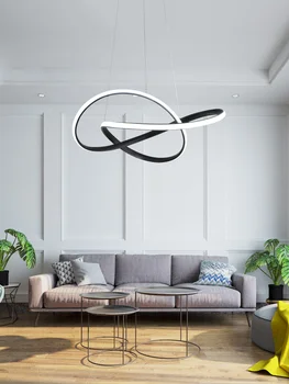 Jídelně lustr moderní minimalistický tvůrčí osobnosti umění vedl jídelna obývací pokoj ložnice lampa Nordic lampy