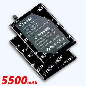 KiKiss 5500mAh vysokokapacitní Baterie Pro Oukitel K5000 Náhradní Baterie Pro Oukitel K5000 5000 K Mobilní Telefon Bateria