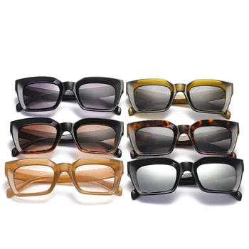 Klasické Módní Vintage Náměstí sluneční Brýle, Ženy, Muži 2021 Luxusní Značky Návrhář Populární Cestovní Sluneční Brýle Ženské Odstíny UV400