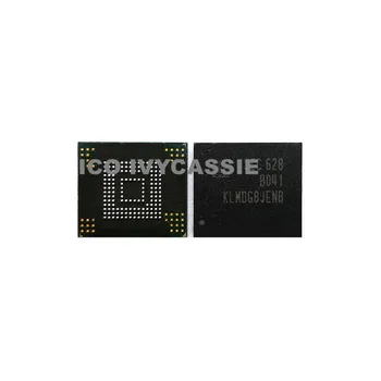 KLMDG8JENB-B041 Pro Samsung 5.1 Verzi EMMC 128 GB NAND flash paměti IC čip BGA153 Pájené Míč Používán Testovány Dobré