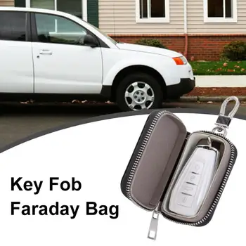 Klíčenka Fob Faraday Box Anti-Theft Klec Protector Auto Organizátor Signál Blocker Anti-Hacking Případě Taška GPS Signál Blokování Box Ho