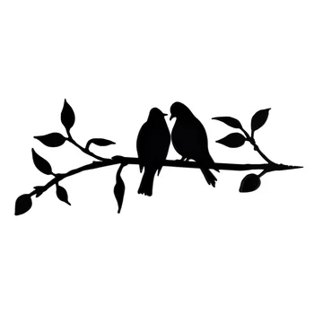 Kolibřík Kovové Vlaštovky Obecné Art Dekorace Dvoře, Zahradě Strom Kovové Umění Yard Dekorace Venkovní Ocelové Pták, Dekorace, Znamení