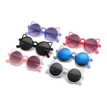 Kočičí Oko Děti, PC Rám Brýle Kulaté sluneční Brýle Děti, Čočky, Sluneční Brýle Chlapci Odstíny Dívky Oculos Gafas De Sol