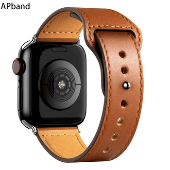 Kožený popruh Pro Apple watch band 44 mm 40 mm 42 mm 38 mm 44 mm Příslušenství Smartwatch Sport náramku iWatch series 3 4 5 6 se