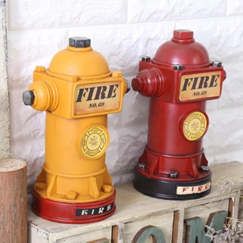 Kreativní Vintage Požární Hydrant Prasátko, Peníze, Mince, Úspory Hrnec Desktop Ornament, Výzdoba, dar, děti, peníze boxy Automatické Mince