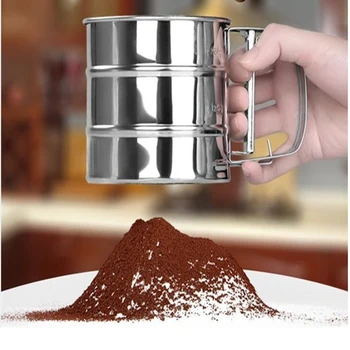 Kuchyňské Nerezové Síto Cup Pečení Nástroje Dort Zdobení Gadget Příslušenství De Cocina Vánoční Večírek Pečivo Pečení