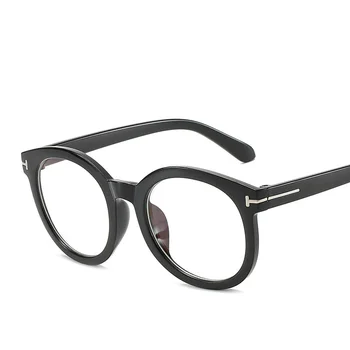 Kulatý Rám Optické Brýle Ženy Vintage PC Plain Brýle Anti Modré Blokování Herní Brýle Oculos feminino Brýle Gafas