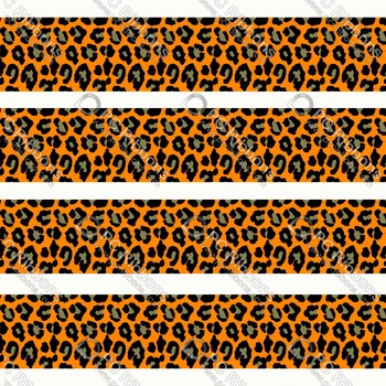 Leopard Kreslený Tištěné Grogénové/Satin Ribbon Design na Míru pro Vlasy Příslušenství DIY Řemeslo Dodává Šicí 50 Metrů