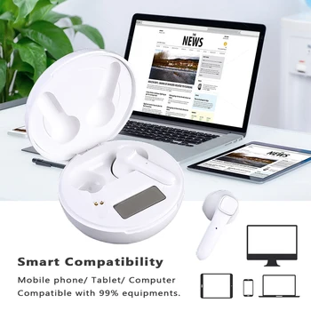 LEVANA Bezdrátové Bluetooth 5.0 Sluchátka Mini TWS Sluchátka Sportovní Sluchátka a nabíjecí BOX Pro xiaomi samsung oppo smartphone PRO 9S