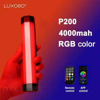 LUXCEO P200 LED Fotografování Světlo Kapesní RGB Trubice Světlo Stick Video měkké Světlo APLIKACE, Dálkové Ovládání vs 6C Pavotube