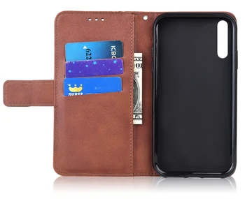 Luxusní Flip Peněženka Pouzdro pro Huawei P smart Pro Magnetické Knihu Chrání telefon zadní Kryt