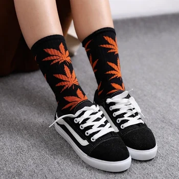 Maple Leaf Ponožky Pánské a Dámské Bavlněné Ponožky Jižní Korea Styl Harajuku Skateboard Ponožky Ford