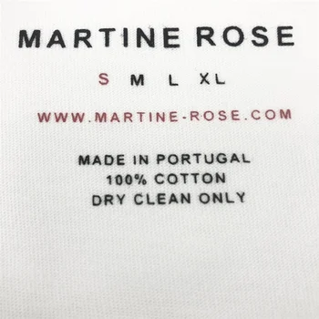 Martine Rose T shirt Muži Ženy 1:1 Vysoce Kvalitní Podpis Krátký Rukáv Topy Tričko muži oblečení harajuku
