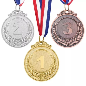 Medaile vlastní levné kovové zlaté medaile vysoce kvalitní vlastní sportovní medaile a stuhy, nízká cena, vlastní kovové stříbrné medaile, stuhy